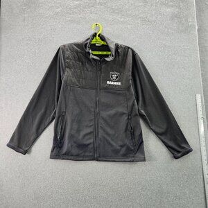 Las Vegas Raiders Men Jacket Black Dunbrooke Logo Athletic Embroidered Ex;plorer